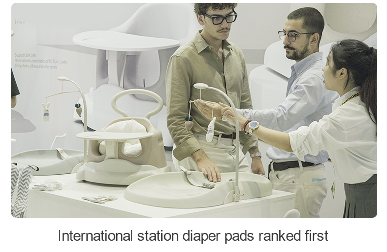 AHP-002 Baby Changing Pad with Soft PU Foam & Waterproof Cover Factory - Buy waterproof baby diaper pad, PU foam changing pad, Soft baby changing pad Product on Juyi Aibedo Baby Household Products Supplier E_02