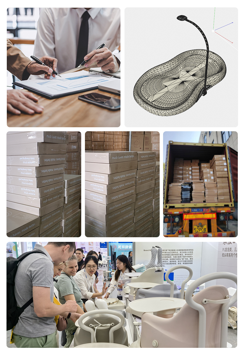 AHP-002 Baby Changing Pad with Soft PU Foam & Waterproof Cover Factory - Buy waterproof baby diaper pad, PU foam changing pad, Soft baby changing pad Product on Juyi Aibedo Baby Household Products Supplier E_01