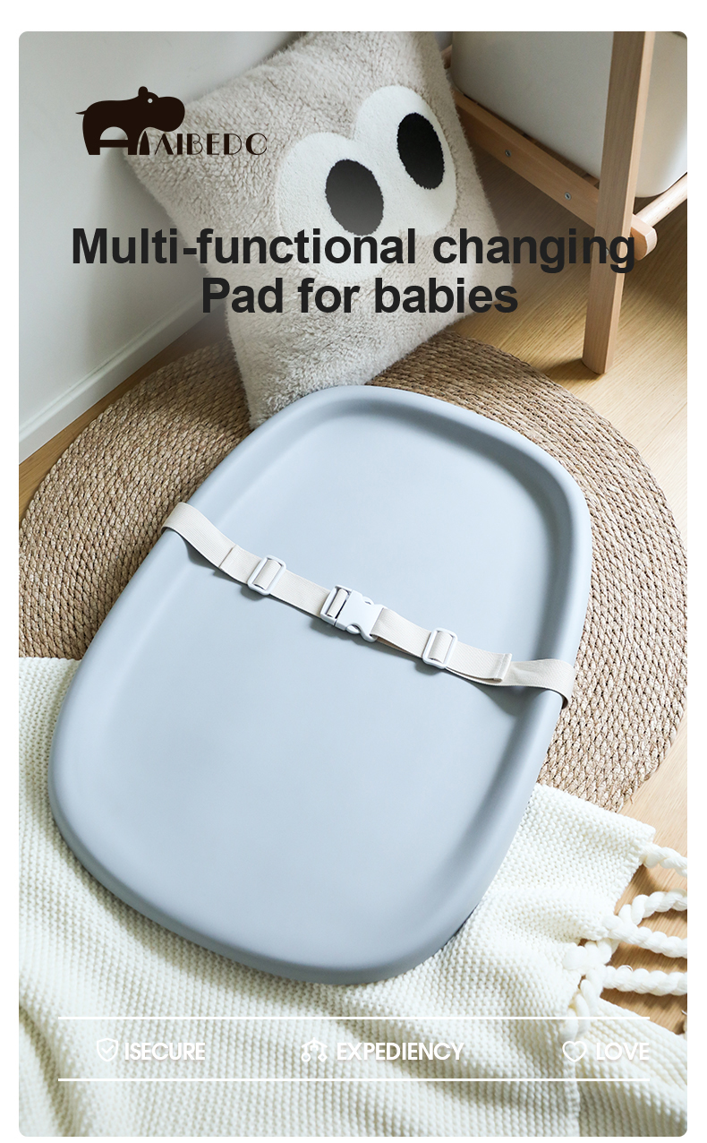 AHP-002 Baby Changing Pad with Soft PU Foam & Waterproof Cover Factory - Buy waterproof baby diaper pad, PU foam changing pad, Soft baby changing pad Product on Juyi Aibedo Baby Household Products Supplier A_01