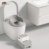 AMP-001 Morden Pure Color Waterproof PU Baby Potty Seat for Baby Toilet Learning Wholesale