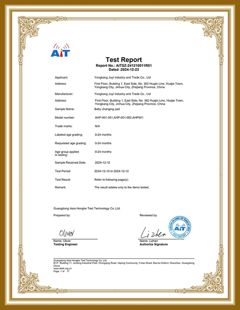 US CPC AHP 001A Report