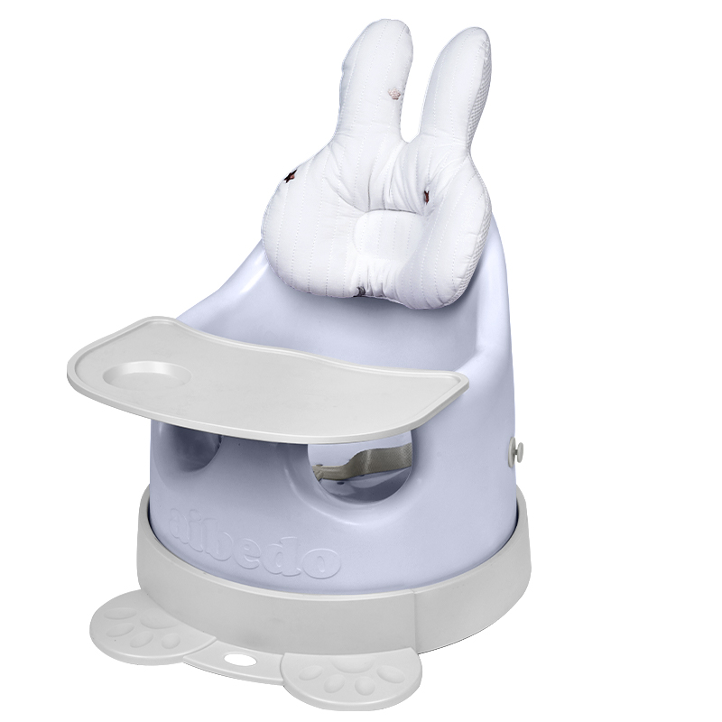 ACP-001 Waterproof Easy-Clean PU Foam Baby Dining Chair with Cartoon Headrest and Detachable Tray Supplier