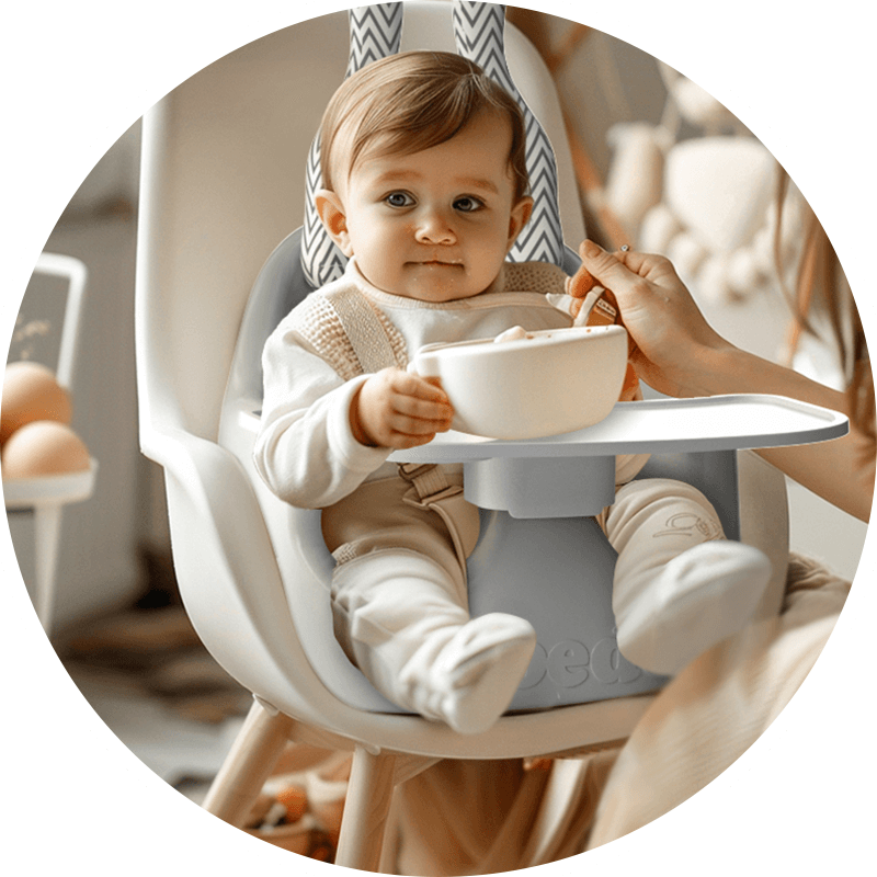 Low VOC and non toxic formulations of baby seat