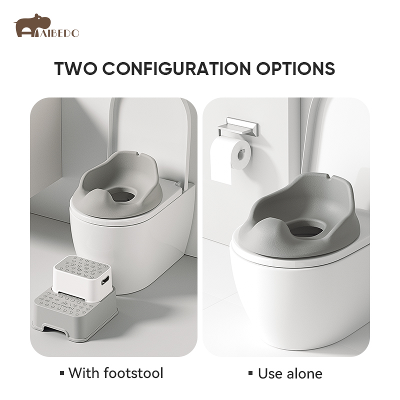 AMP-001 Morden Pure Color Waterproof PU Baby Potty Seat for Baby Toilet Learning Wholesale