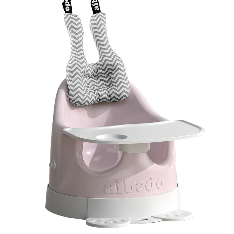 ACP-001 Multifunctional Soft Pu Foam Baby Booster Dining Chair with Seat Belt Supplier