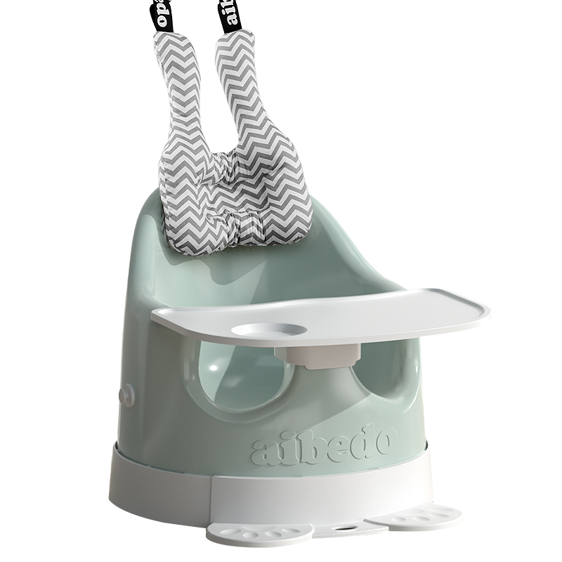 ACP-001 Multifunctional Soft Pu Foam Baby Booster Dining Chair with Seat Belt Supplier