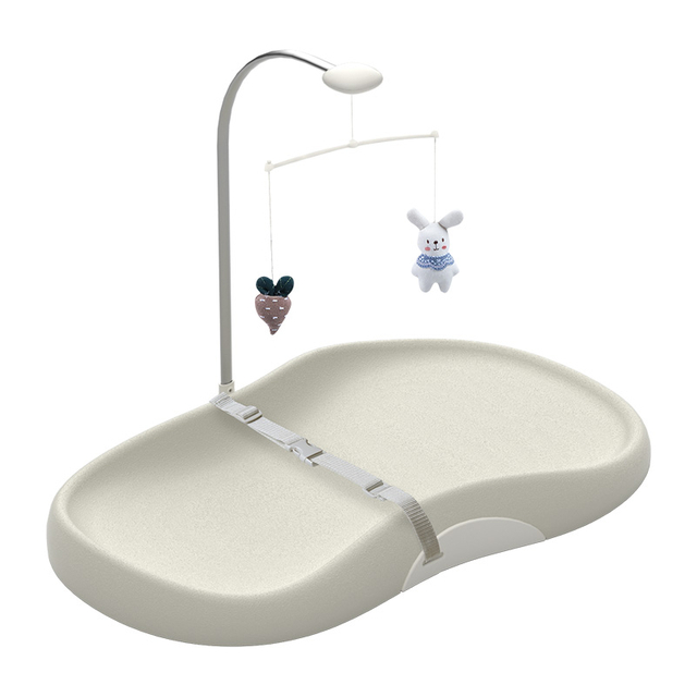 AHP-001A Built-in Safety Belt & Tuck-Away Toy Bar Baby Changing Pad Nursery Style Wipe-Clean Contoured Fits Standard Changing Tables