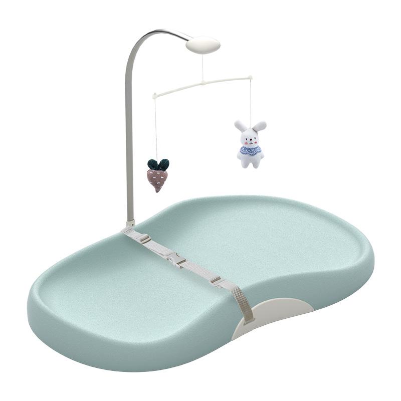 AHP-001A Built-in Safety Belt & Tuck-Away Toy Bar Baby Changing Pad Nursery Style Wipe-Clean Contoured Fits Standard Changing Tables