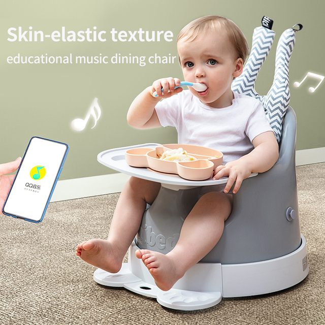 ACP-001 Luxury Bluetooth Connectivity Baby Dining Chair Booster Seat Factory