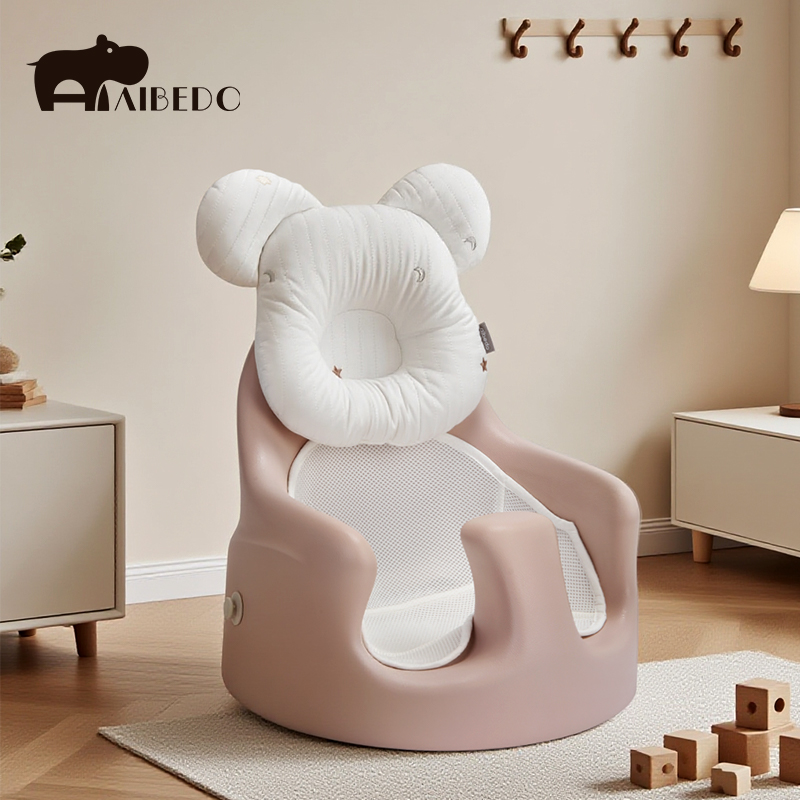 ACP-003 Aibedo Proper Posture PU Floor & Booster Seat for Baby Dining with Removeable Cushion Warehouse