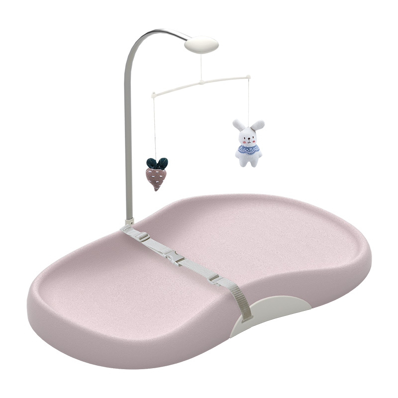 AHP-001A Built-in Safety Belt & Tuck-Away Toy Bar Baby Changing Pad Nursery Style Wipe-Clean Contoured Fits Standard Changing Tables