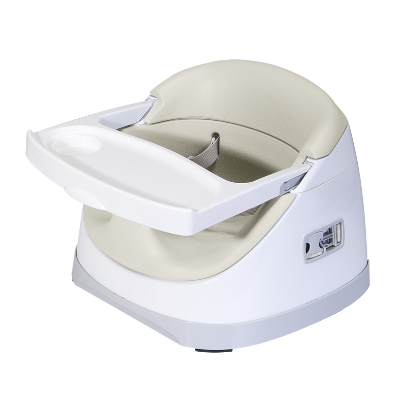 New ACP-007 Pu Portable Multifunctional Baby High Chair with Adjustable Safety Belt for Home Use Supplier