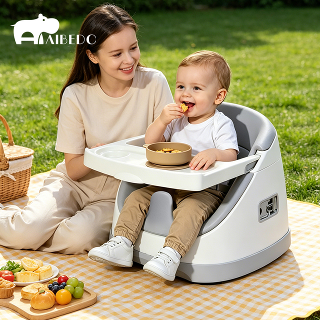 New Arrival ACP-007 Soft Pu Foam Cushion Baby Floor Seat 4-12 Months with Toys Quotation