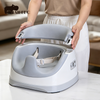 New ACP-007 Baby Base 2-in-1 Booster Feeding Seat And Floor Chair with Self-Storing Dining Plate Vendor
