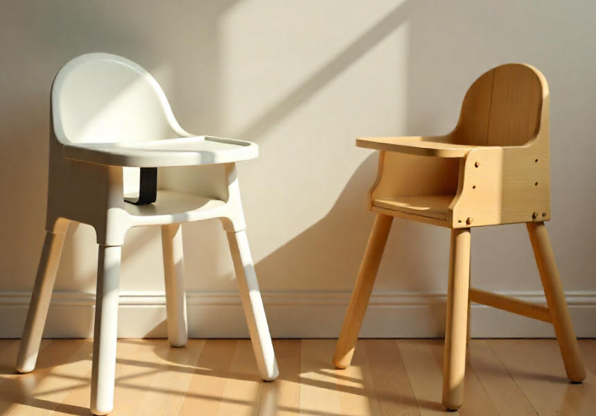 different type baby high chair