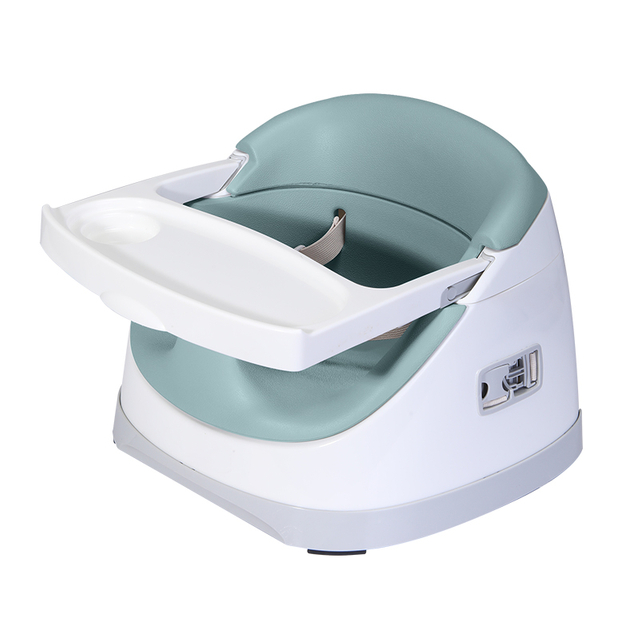 New ACP-007 Pu Portable Multifunctional Baby High Chair with Adjustable Safety Belt for Home Use Supplier