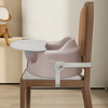 ACP-002B Ergonomic Baby Floor Dining Chair Booster Seat with Belt & Tray Trader