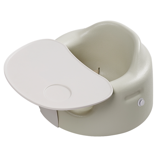 ACP-002B Ergonomic Baby Floor Dining Chair Booster Seat with Belt & Tray Trader