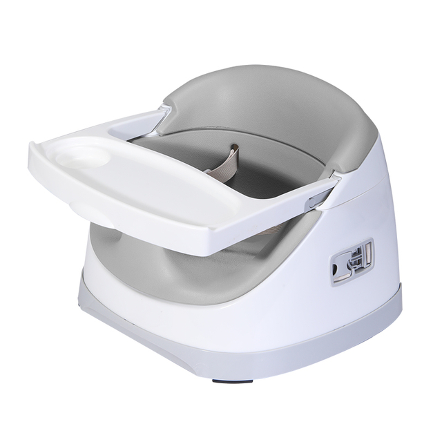 New ACP-007 Pu Portable Multifunctional Baby High Chair with Adjustable Safety Belt for Home Use Supplier