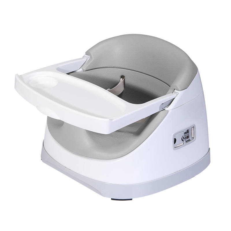 New ACP-007 Pu Portable Multifunctional Baby High Chair with Adjustable Safety Belt for Home Use Supplier